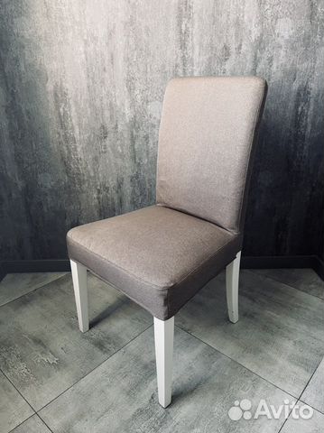 Чехол на стул икея Темный беж