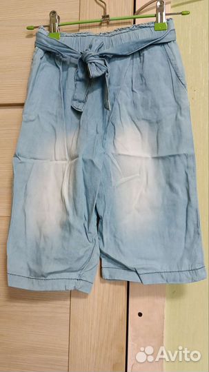 Легкие джинсы для девочек, 110