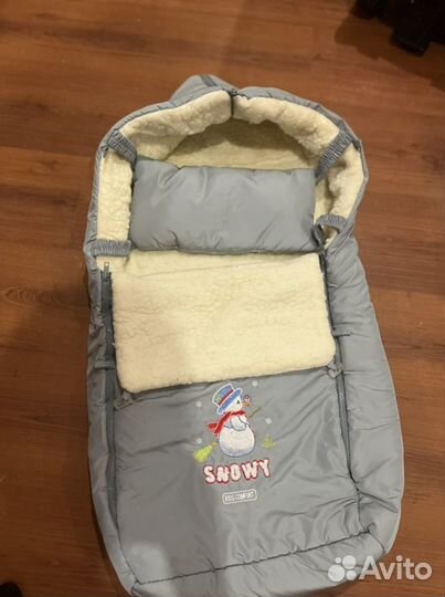 Зимний конверт в коляску