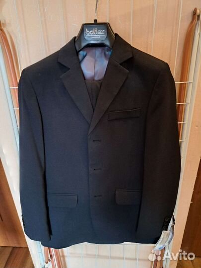 Школьный костюм для мальчика 146 синий