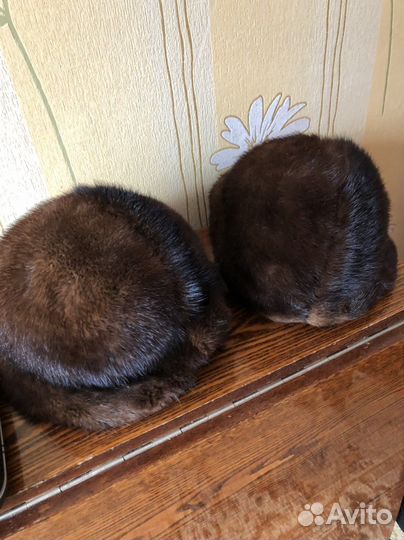 Шапка норковая женская