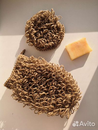 Мочалка/губка из джута