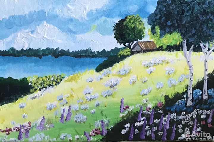 Картина. Холст. Акрил