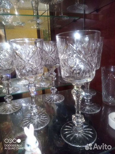 Фужеры хрустальные