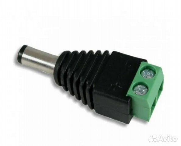 Разъем питания штекер с клеммной колодкой