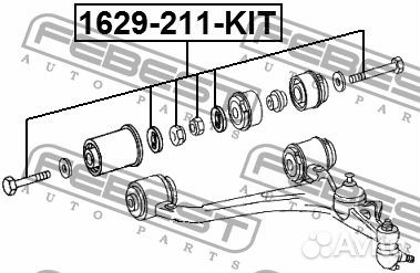 Болт с эксцентриком ремкомплект
