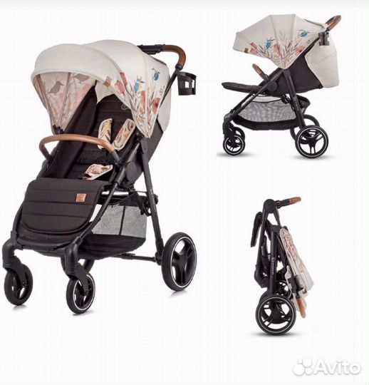 Коляска прогулочная Kinderkraft Grande LX Grey
