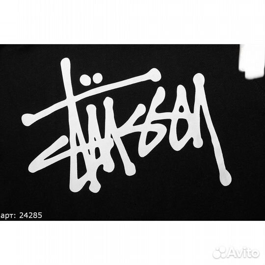 Зип худи stussy Черное