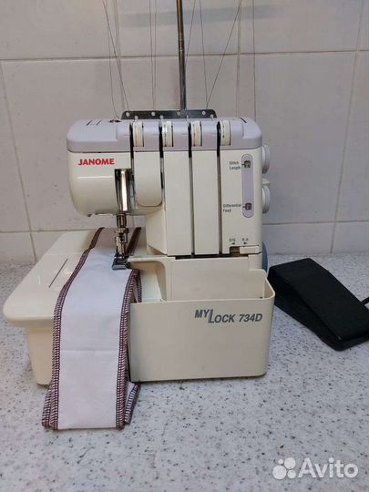 Швейная машина оверлок Janome My Lock 734D