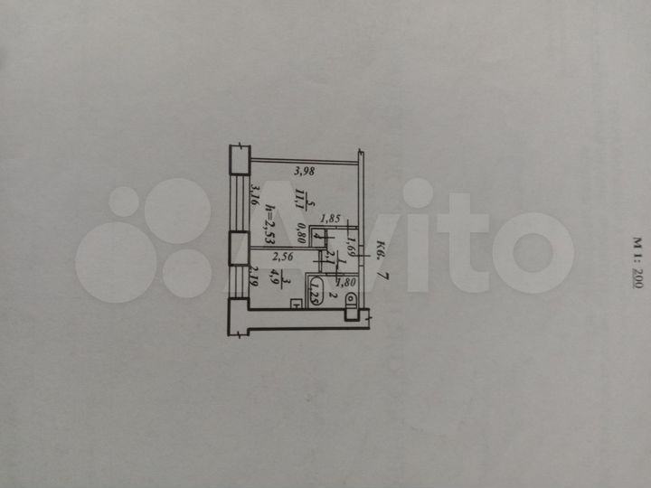 1-к. квартира, 209 м², 1/5 эт.