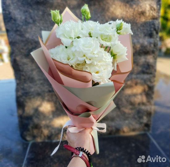 Букет с лизиантусом(Крым)