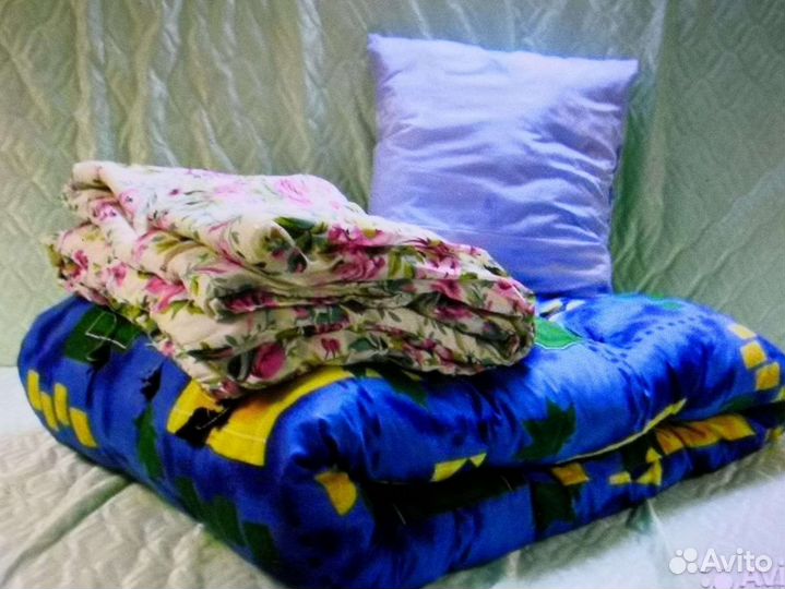 Матрас,подушка,одеяло для рабочих. Доставка
