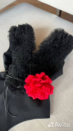 Боди с бантом