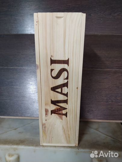 Деревянный подарочный пенал для вина Masi