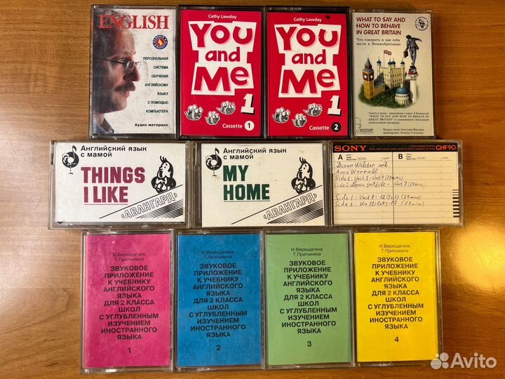 Аудиокассеты Сказки, рассказы, музыка, английский