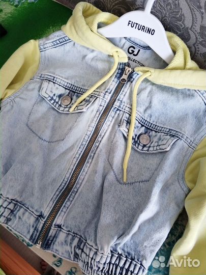 Ветровка джинсовая для девочки
