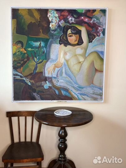 Картина Бикулов Н.З «Под луной» 1988 г