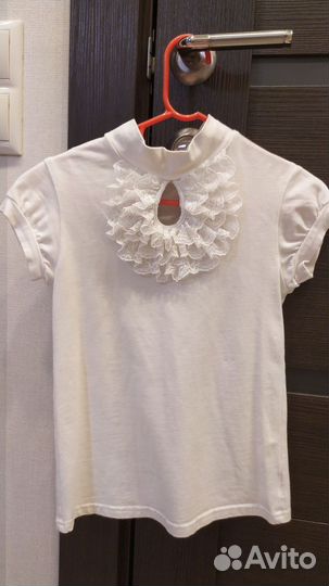 Блузка белая школьная