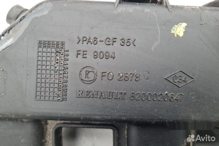 Коллектор впускной renault symbol 1 рестайлинг 02