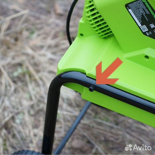 Измельчитель greenworks с ящиком 220V gacsb 2500W