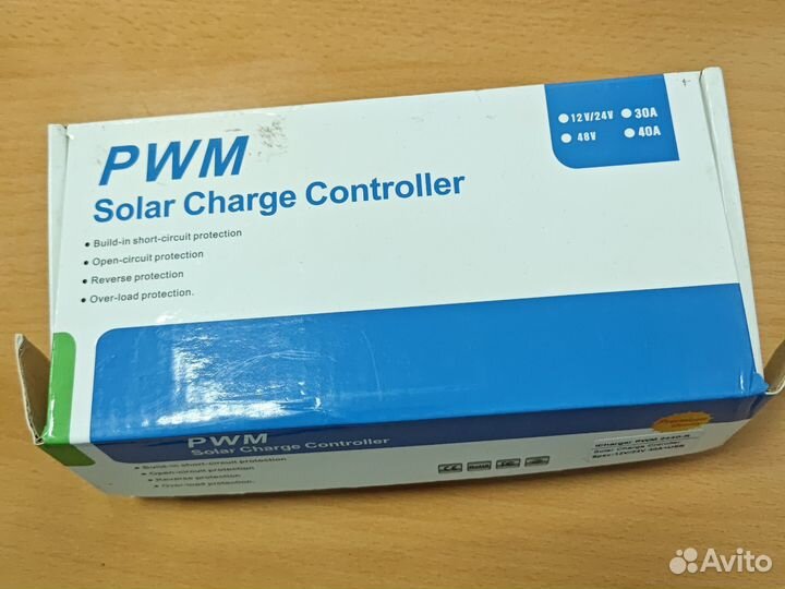 Контроллер заряда солнечной батареи 40А + USB