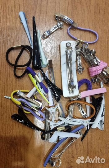 Бисер, основы для заколок, ободки, фурнитура