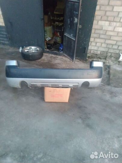 Бампер задний Ауди А6 алроуд