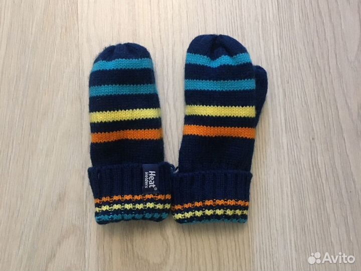Шапочки для мальчика теплые, пакет 4штуки