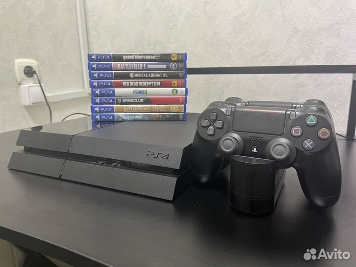 Sony playstation 4 fat 500 gb +игры +подписка