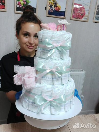 Торт из памперсов