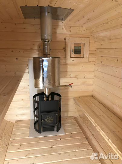 Баня бочка под ключ