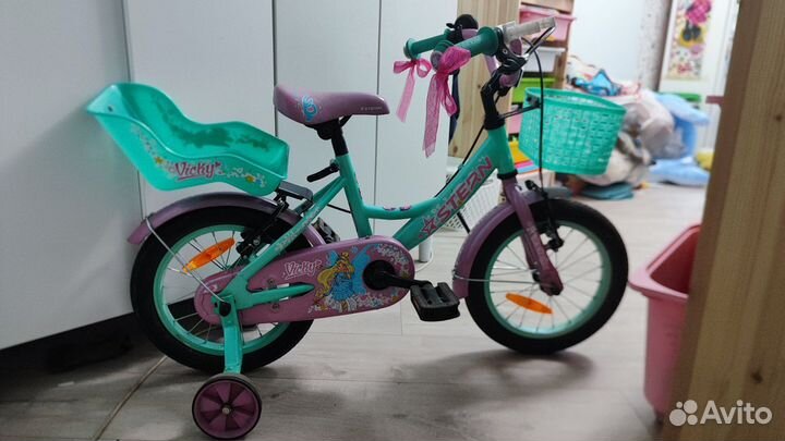 Детский велосипед 14 дюймов stern vicky