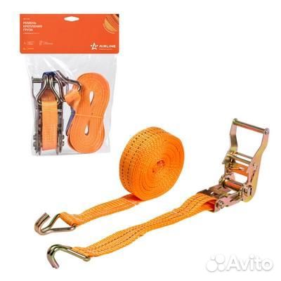 Ремень крепления груза с храповиком 6 м, 1 т (as-t