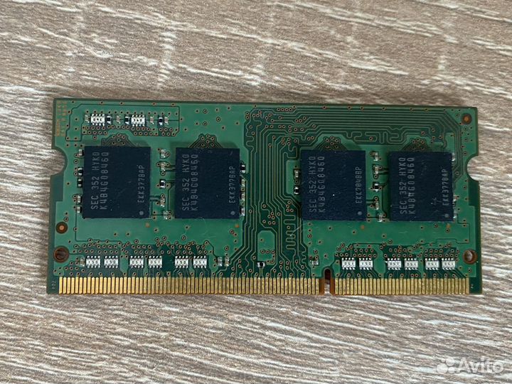 Оперативная память доя ноутбука Samsung DDR3l 4 GB