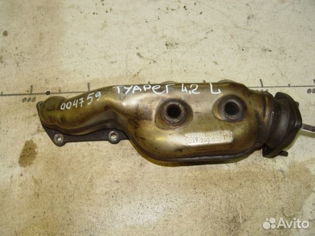 Выхлопные коллектора 4.2i Volkswagen Touareg 05г