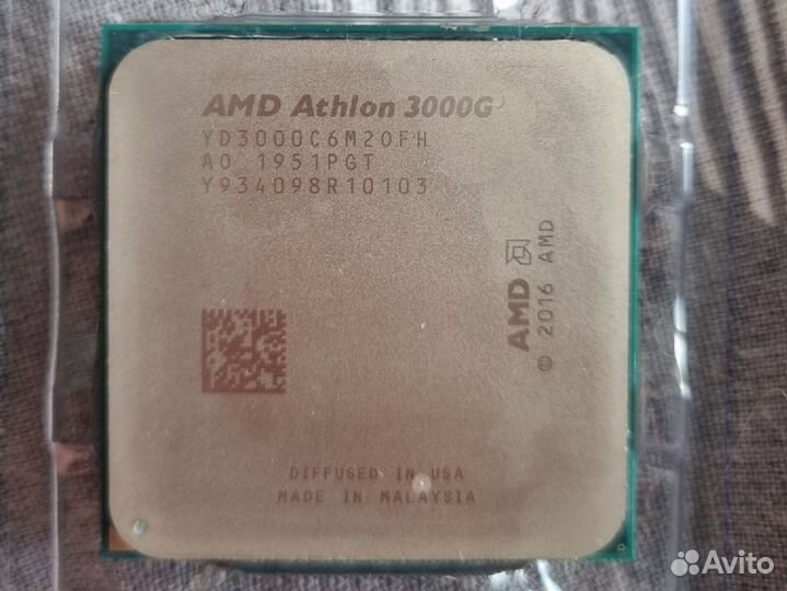 Процессор AMD Athlon 3000G