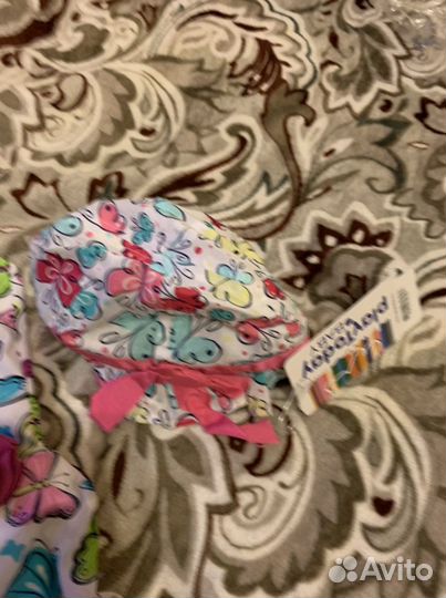 Купальник и панама для малышки 98-104 новые