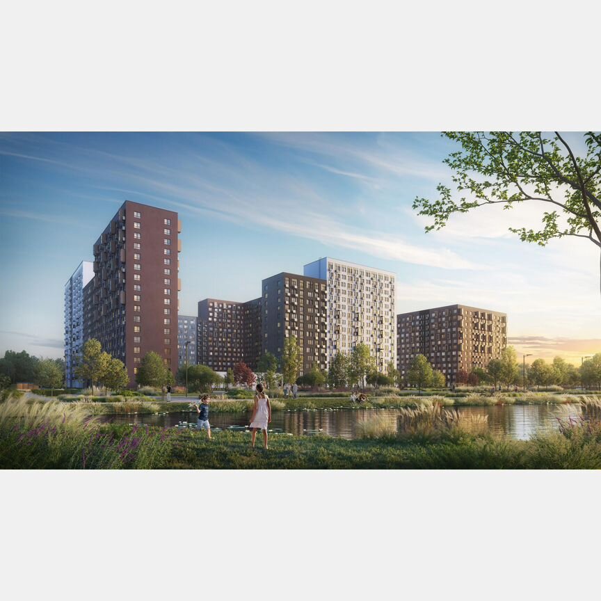 2-к. квартира, 53,8 м², 12/17 эт.