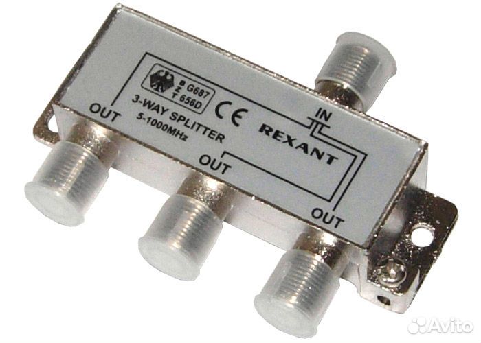 Разветвитель телевизионный на 3 устройства