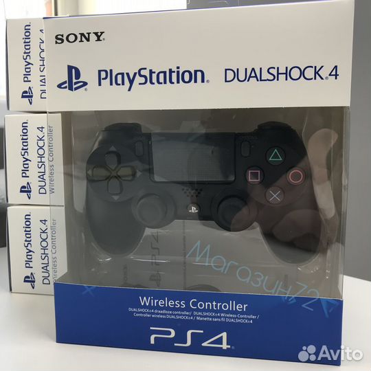 Джойстик геймпад PS4 Dualshock 4 v2 (черный)