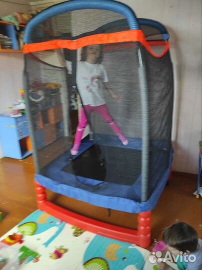 Батут с сеткой бу