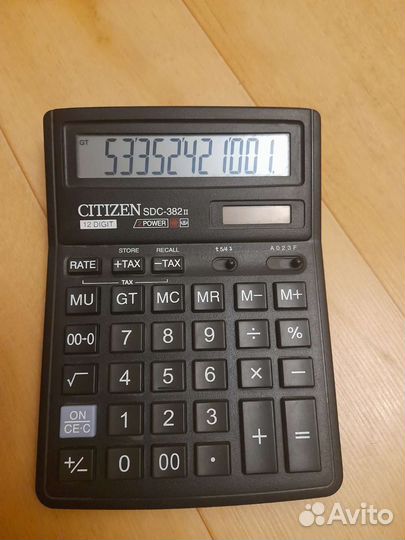Калькулятор citizen SDC-382II
