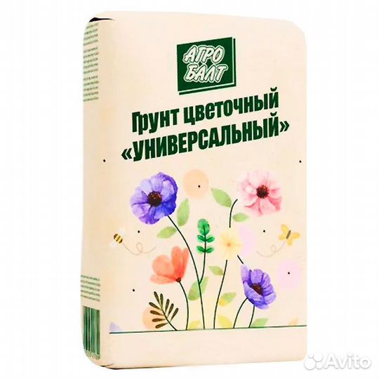 Грунт цветочный Агробалт 70л