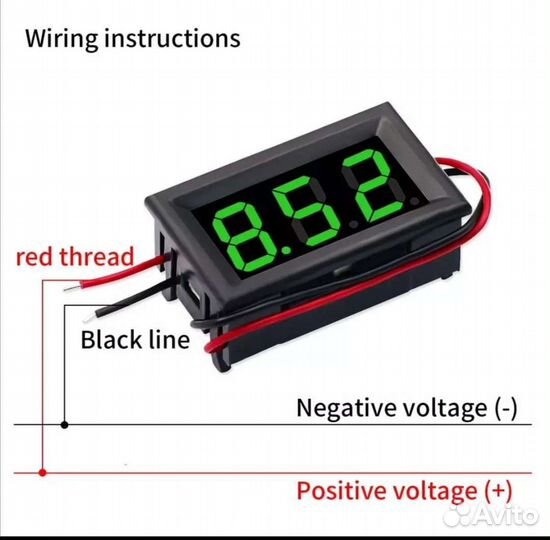 Цифровые вольтметры постоянного тока 0-30 Вольт