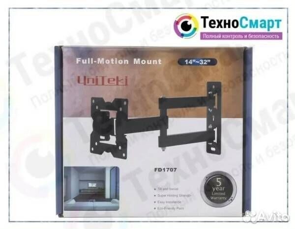 Кронштейн для телевизора, монитора uniteki FD1707