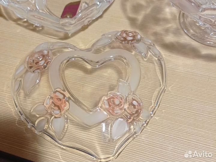 Хрустальная конфетница СССР Германия