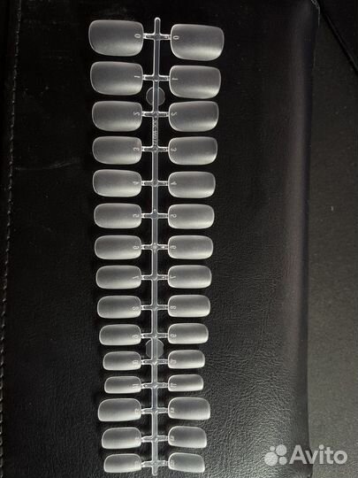 Гелевые типсы для наращивания ногтей квадрат