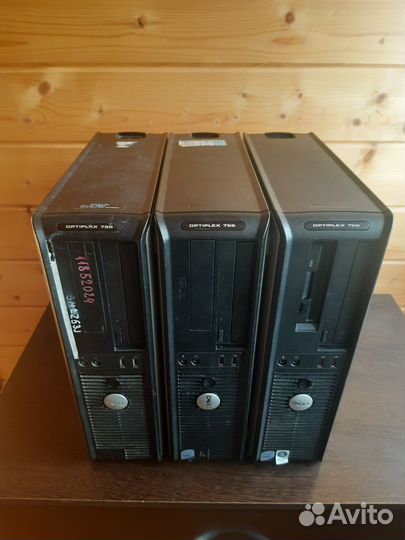 Dell optiplex 755 компьютер системный блок