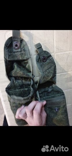 Подсумок для 2-х магазинов ак б/у ратник