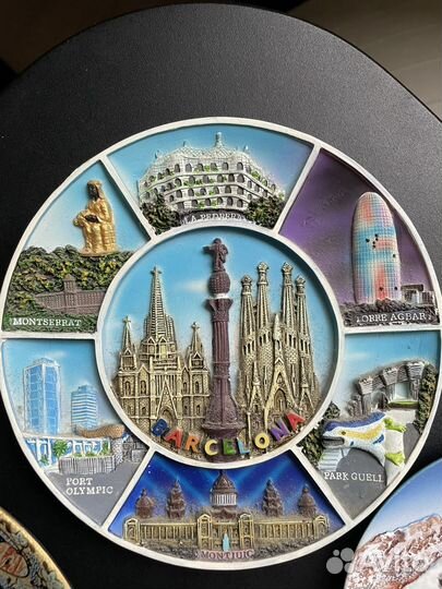 Сувенирные тарелки из разных стран